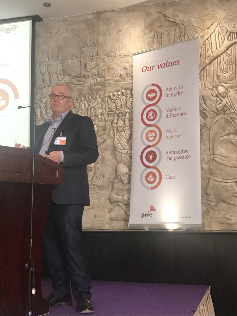FeargalORourke's tweet image. Our @PwCIreland Advisory Leader Ciaran Kelly addressing the Advisory Partner Manager Conference on #PwCValues  #Care #Reimaginethepossible #makeadifference #worktogether #actwithintegrity
