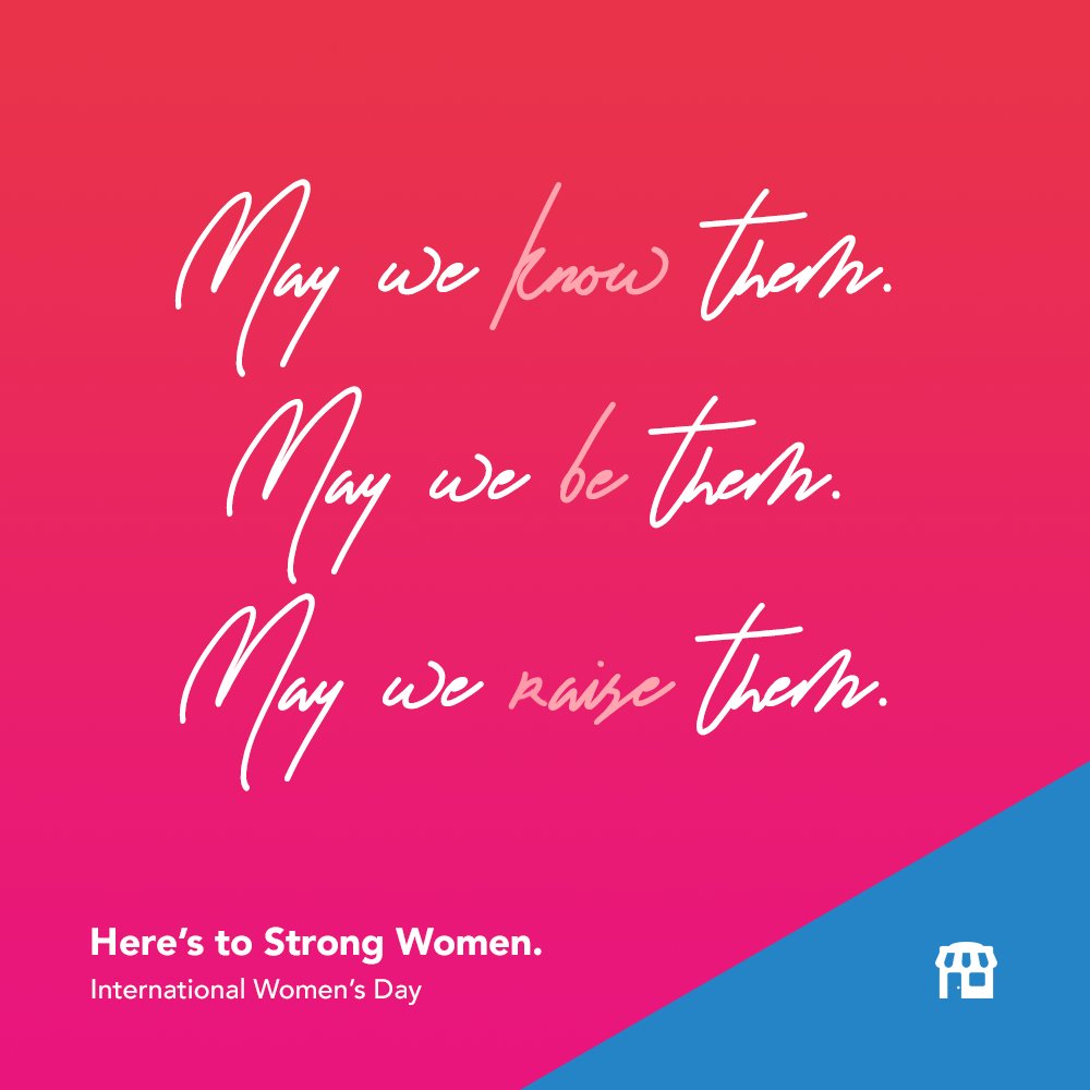 --Happy #InternationalWomensDay! Today we are celebrating the extraordinary female entrepreneurs, business owners, workers and leaders who press for progress in our lives everyday! Thank you for all you do. 
#IWD2018 #PressforProgress  #SheInspiresMe #ShopLocally