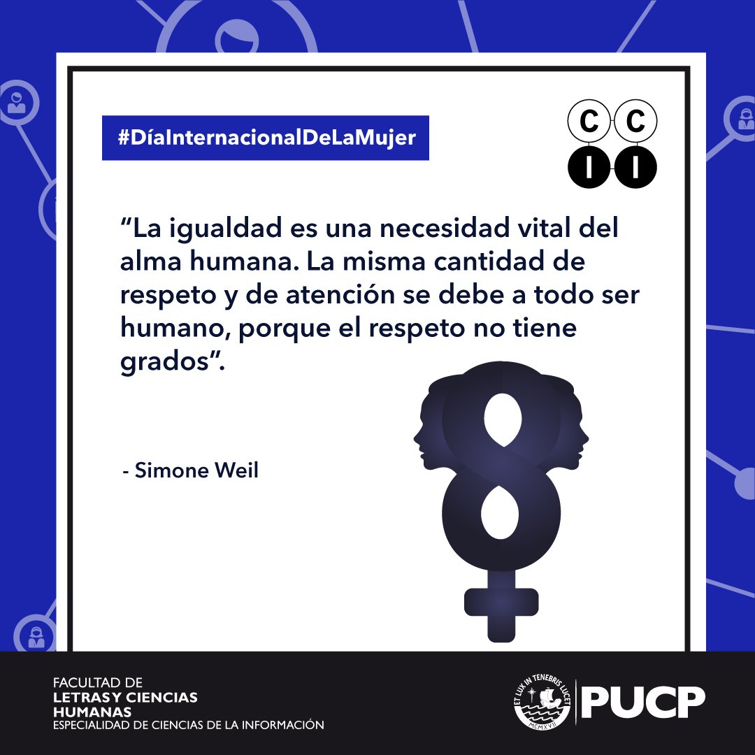 ccii_pucp's tweet photo. [#DíaInternacionalDeLaMujer]🙋🏻‍♀️ Nos sumamos al Paro Internacional de Mujeres, por más DERECHOS, por la IGUALDAD y por el RESPETO que todos y todas nos merecemos. #8M #ParoDeMujeres #MujerEsPoder @CCULTURALPUCP @pucpdars @eeggllpucp https://t.co/aFjX1Bmt1j