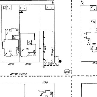 The oldest documentation of this building I've found..found in a Fireman's map of Nashville from 1897! 121 years old... #tbt