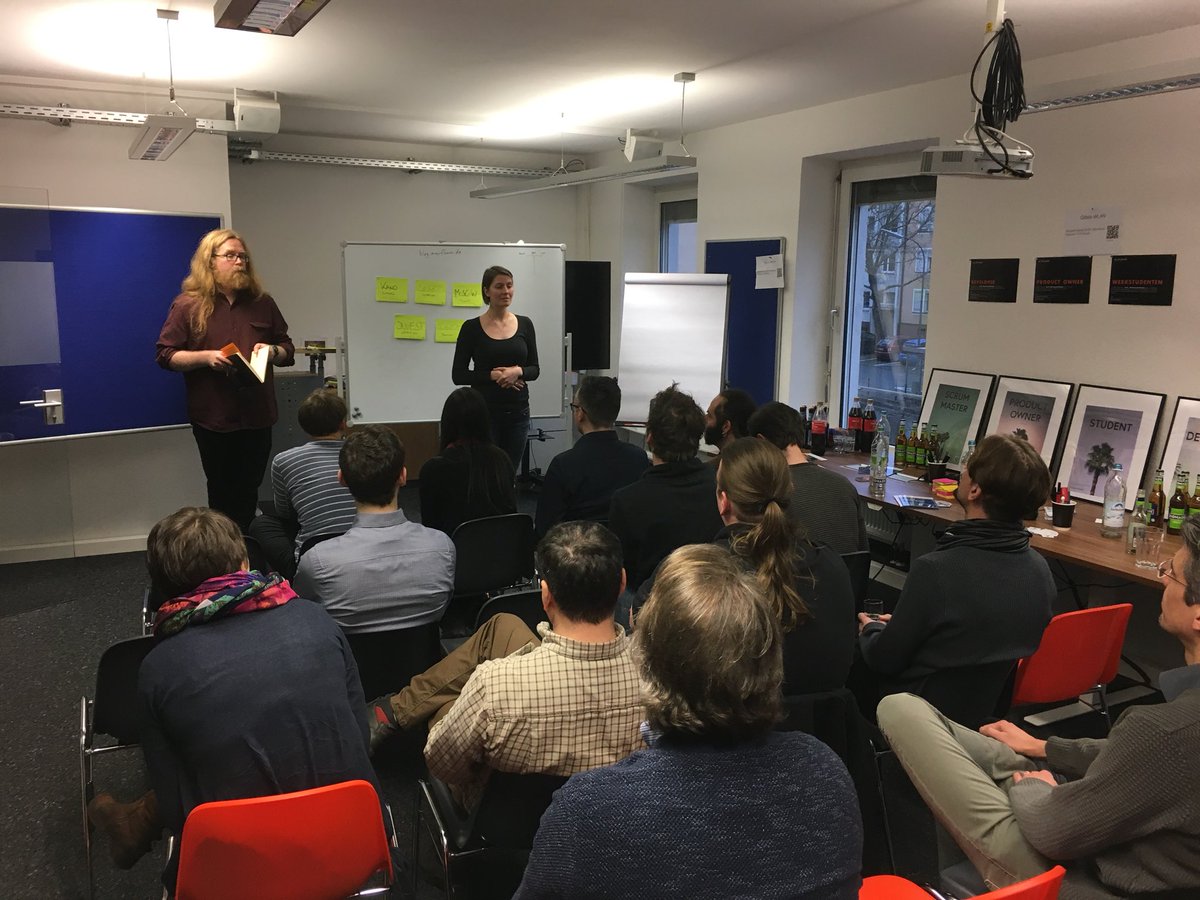 tschlueter's tweet image. Jetzt bei Mayflower auf der #wueww 
Agile Toolbox mit @Schnapumpel13 und @A_Haberberger