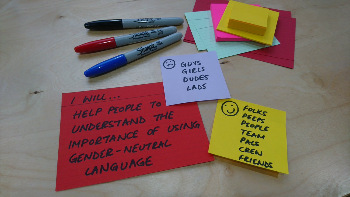 Amy_Lynch's tweet photo. Another of my pledges for #IWD2018 is to encourage the use of inclusive, gender-neutral language #PressForProgress #WITPledge https://t.co/pbdfeeANsu