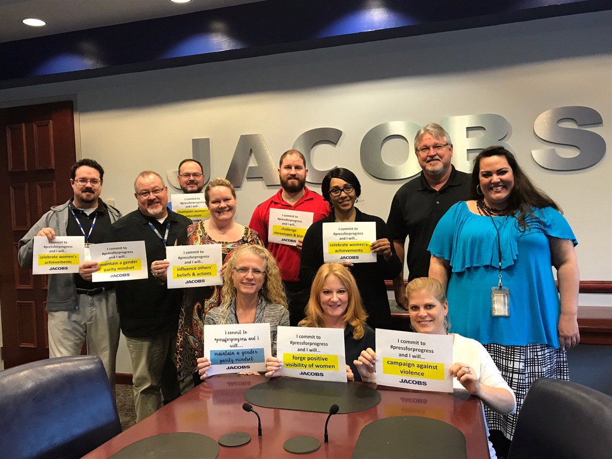 JacobsSLGJobs's tweet photo. Happy #InternationalWomansDay from Jacobs SLG! We vow to #PressForProgess https://t.co/enBDYdMC5j