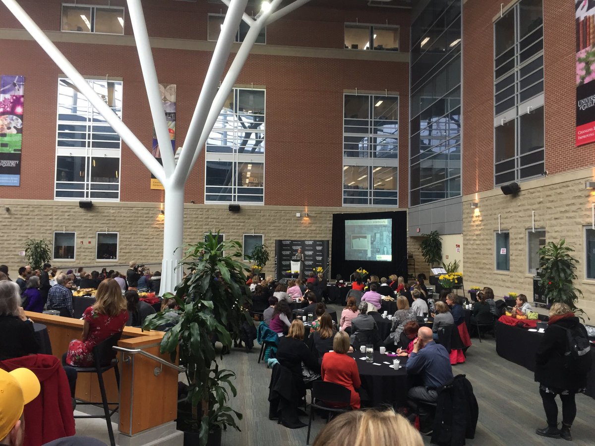 Honoured to be part of the #IWDUofG celebration this morning! Thank you UofG and happy day to all women!