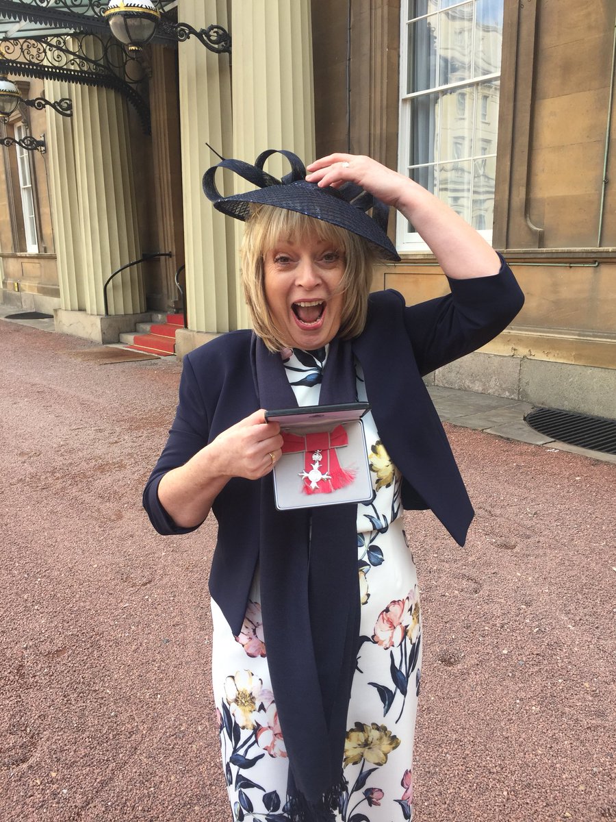 A huge congratulations to Mrs Morris from everyone at Severn Primary School! We all hope you are having a fabulous day at the palace. You look wonderful! What a tremendous achievement! #mbe