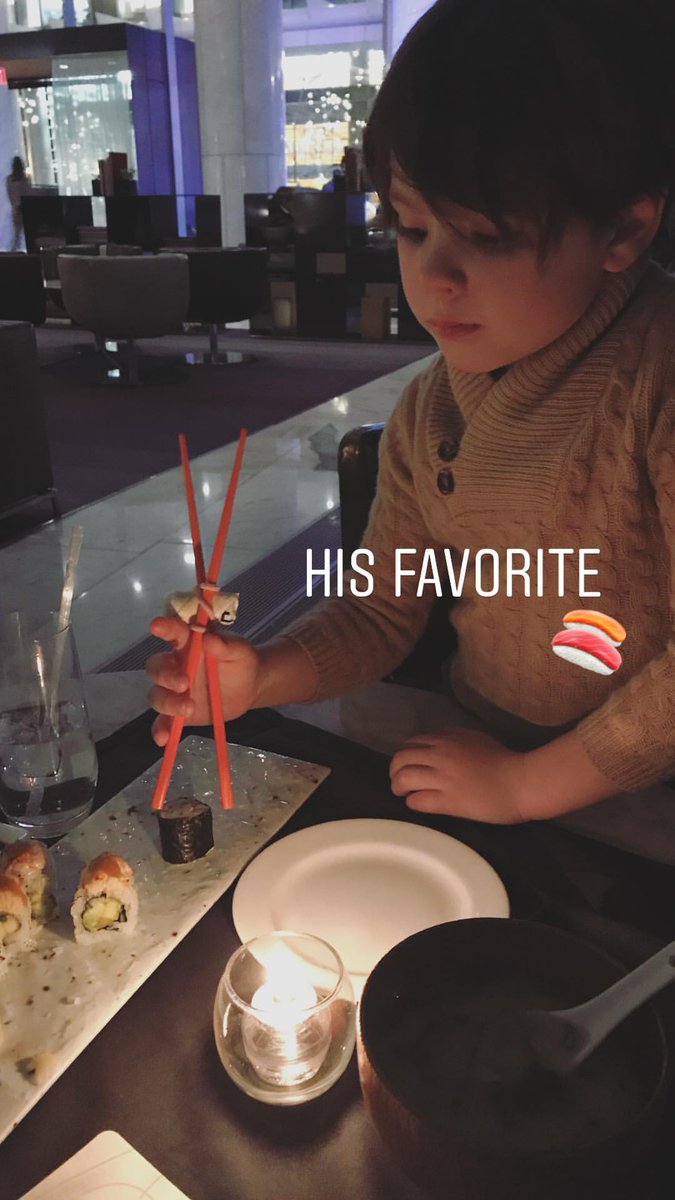 realGpadLover's tweet photo. Adorable Tom, a sushi fan since he was a baby 😍❤ 🍣 https://t.co/oA7q2C6blI