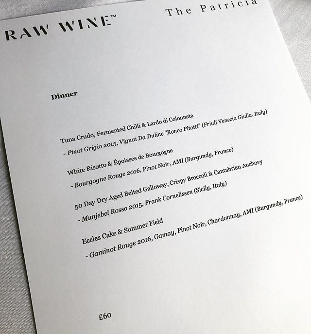 Tonight we start our first night of #RAWWINEWEEK -
4 Courses, 4 Exceptional wines.
This really is a treat! Menus will run along side our usual offerings. <a href="/rawwineworld/">Deborah Lambert</a> -
Please mention this menu when making your reservation. ONLY AVAILABLE TONIGHT &amp; TOMO… ift.tt/2tqJMrT