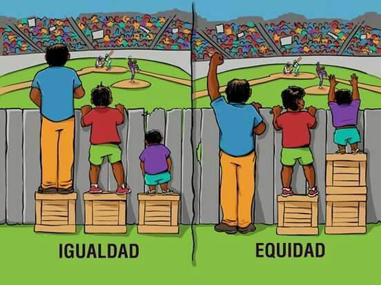 Espero que hoy seamos capaces de aprender y de enseñar!!! Por la equidad!!