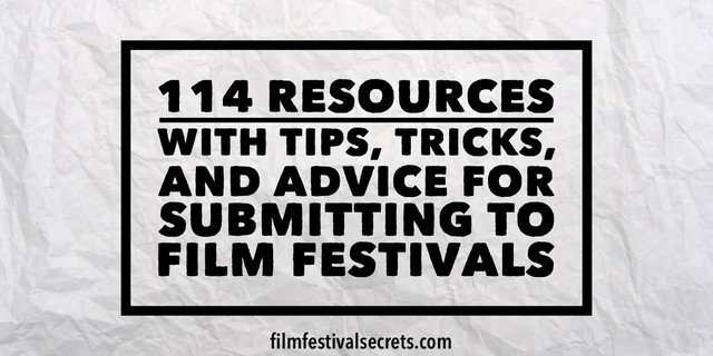 filmfestsecrets's tweet photo. 114 #filmmaking Resources w/ Tips, Tricks, &amp; Advice for #filmfestival Submissions https://t.co/poKW03H5mz https://t.co/EKHjCtoVkq