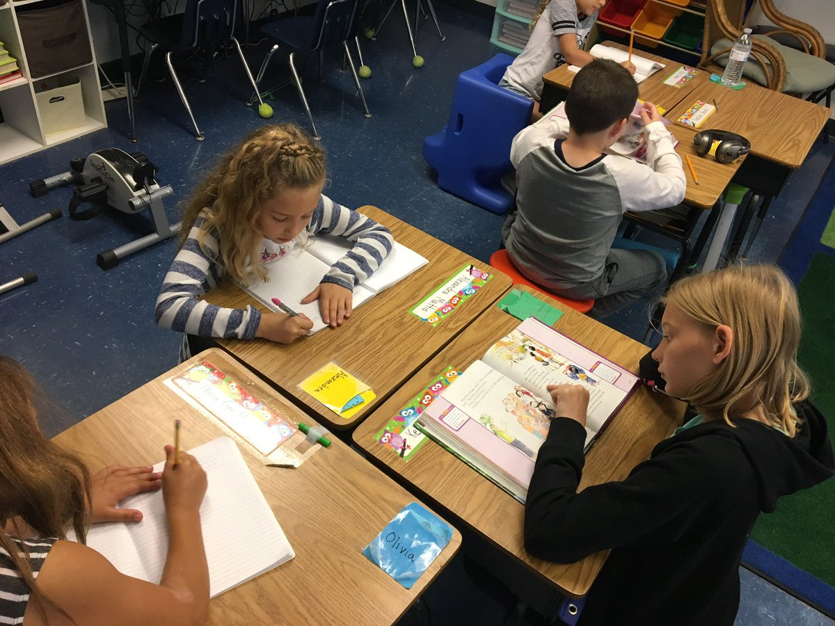 Mrs_Sponseller's tweet photo. We are learning about character traits and how characters affect/influence the text. After reading and discussing the story, students are working on written responses. @collierschools @LaurelOakElem
#readitwriteit https://t.co/cbkL8ry2NY