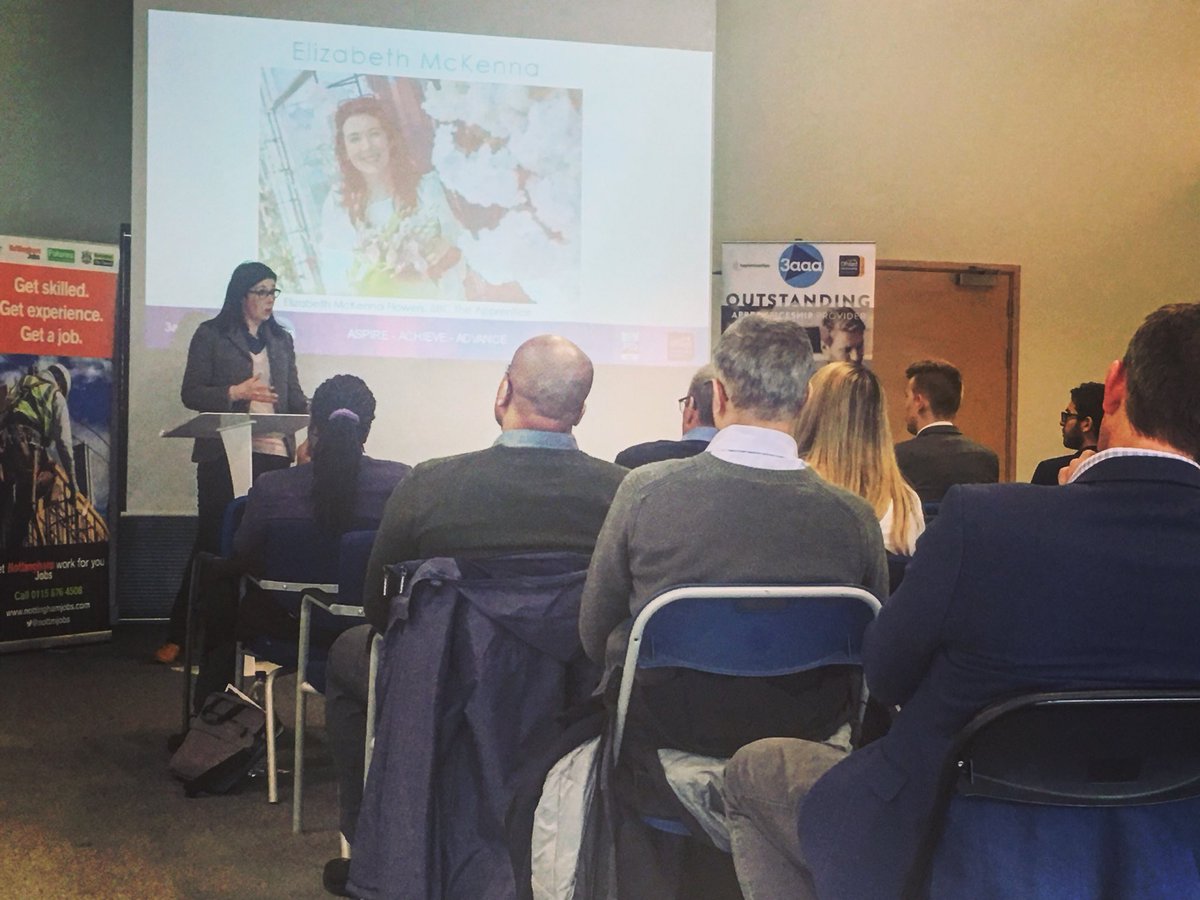 CQNottm's tweet photo. Great talk from @Lizzie_McKenna1 at the Apprenticeships Work Networking event today. Inspiring story of how she got to where she is today in her business.
#nottingham #lovenotts #theapprenticebbc https://t.co/6vK8n9jvfO