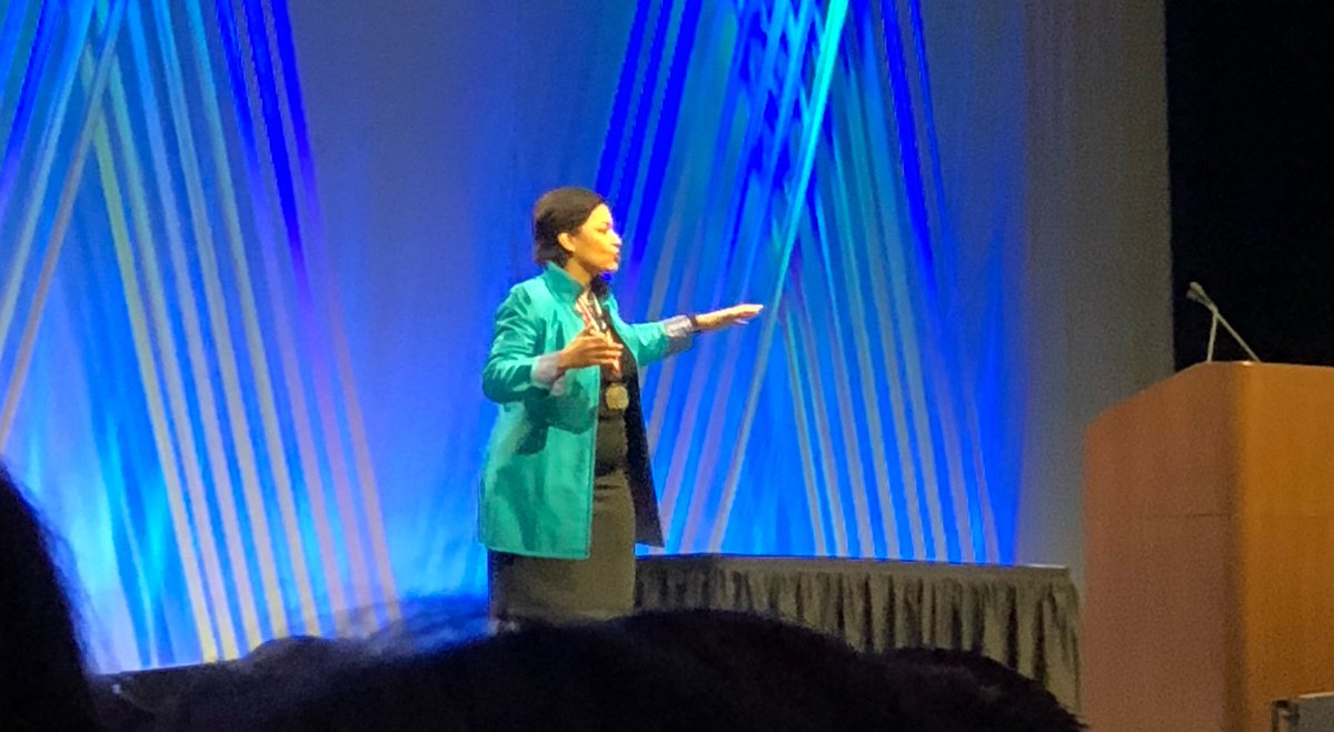 Kent_Myers's tweet photo. "Invest in a portfolio of GOALS...and be willing to Fail." Great start to #MACUL2018 with Bonnie St. John! https://t.co/2oNnnNqOdZ