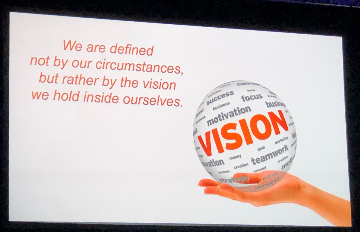 Kent_Myers's tweet photo. "Invest in a portfolio of GOALS...and be willing to Fail." Great start to #MACUL2018 with Bonnie St. John! https://t.co/2oNnnNqOdZ