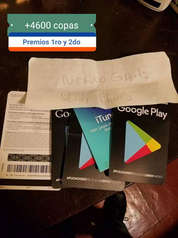 mexicoesports1's tweet photo. SORTEO🔥
Tarjeta $100 pesos  Google Play o IOS
Requisitos:
- Seguir a @mexicoesports1
- Seguir a @mexico esports youtube
- Seguirme
- Dar compartir o RT
Ganador: 20/04/18🍀 https://t.co/6rb49AEp76