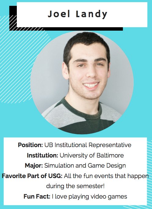 USGSC's tweet photo. Student Council Spotlight! https://t.co/tiinLcDg11