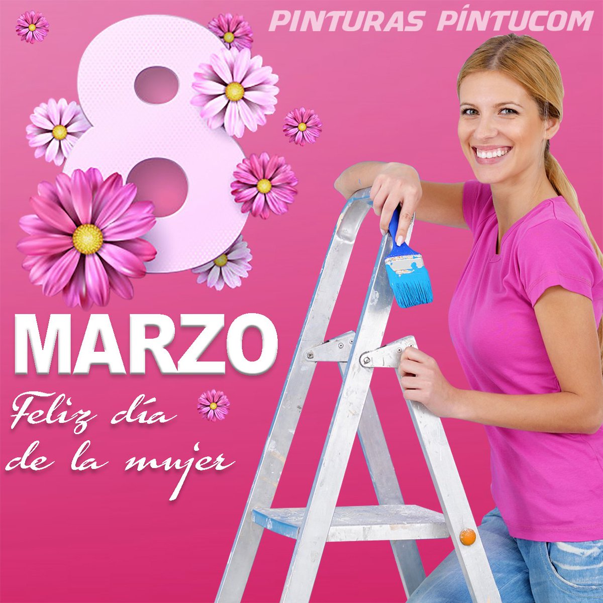 PintucomSAdeCV's tweet photo. Porque son ellas las que le dan color a nuestra vida... Feliz día de la mujer #08demarzo #DiaInternacionalDeLaMujer #PintaDecorayCrea https://t.co/qy62XpnrNJ