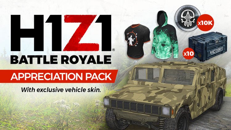 H1z1さんのツイート We Have An Appreciation Pack For All Those That Have Purchased The Game Https T Co Nrtuqkgsus Https T Co Fkhpyivdti