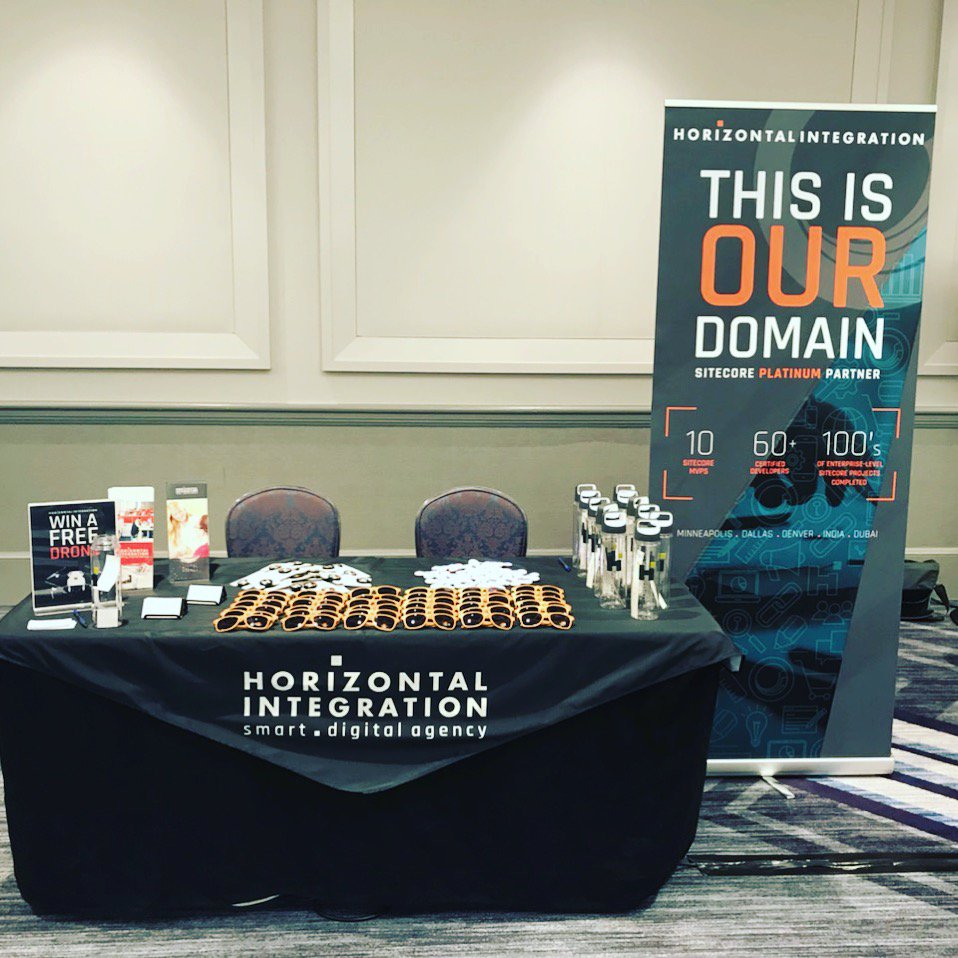 sitecorepartner's tweet photo. We're at @Sitecore's Chicago Digital Destiny Tour today! Stop by and say HI! #Sitecore #DigitalDestinyTour https://t.co/s97JjKpum0