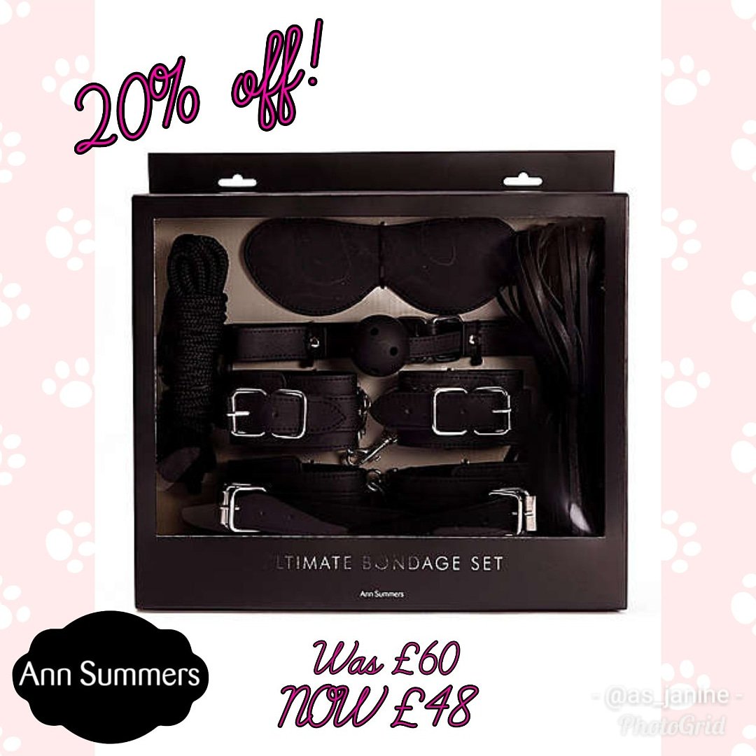 AS_Janine's tweet photo. Our 6 piece Ultimate Bondage Set now has 20% off making it just £48 in our mid season sale! Message me to order ❤️

#annsummers #beautiful #bodies #sale #midseasonsale #ASIWD #internationalwomensday #IWD2018 #Mermaid https://t.co/tFPbeuGscy
