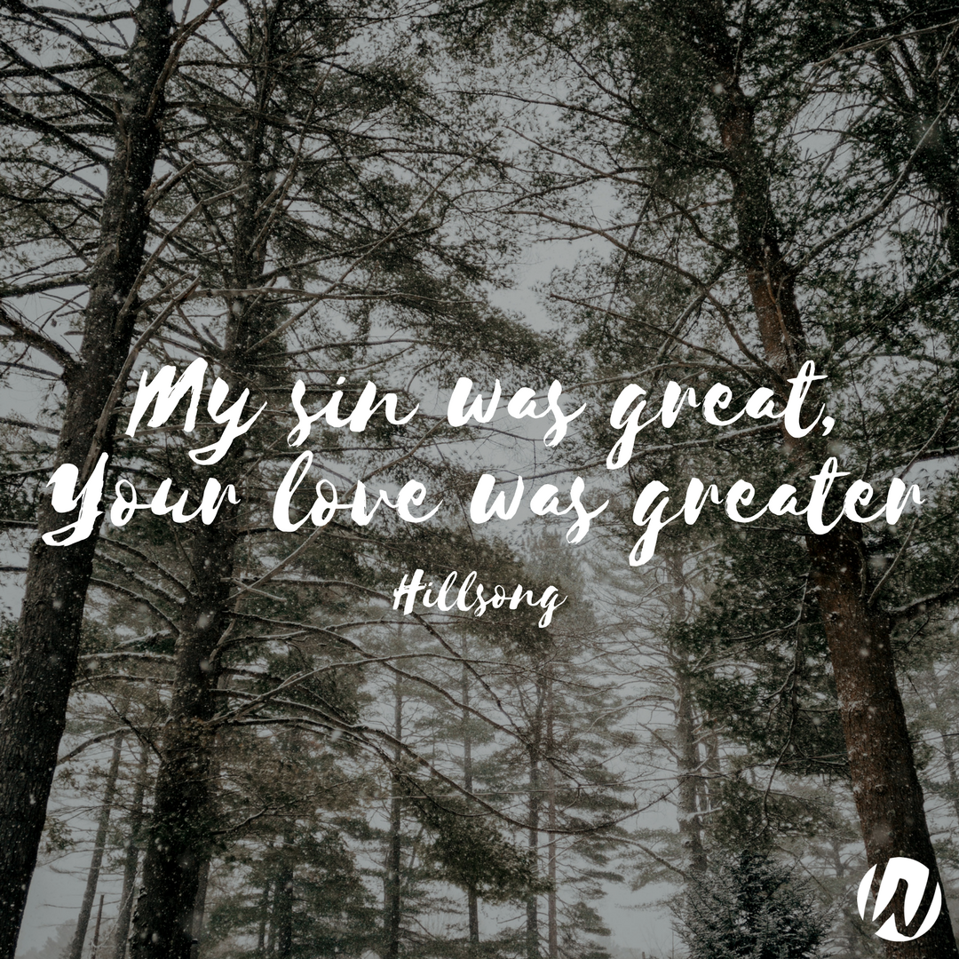 wollcm's tweet photo. Aren't you glad that Christ is greater than our sins?! https://t.co/MOzLfKEEsR