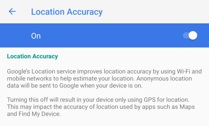 android_apps's tweet image. Android P feature spotlight: Location accuracy is now a binary setting, battery saving mode is gone dlvr.it/QKDgpW @slideme