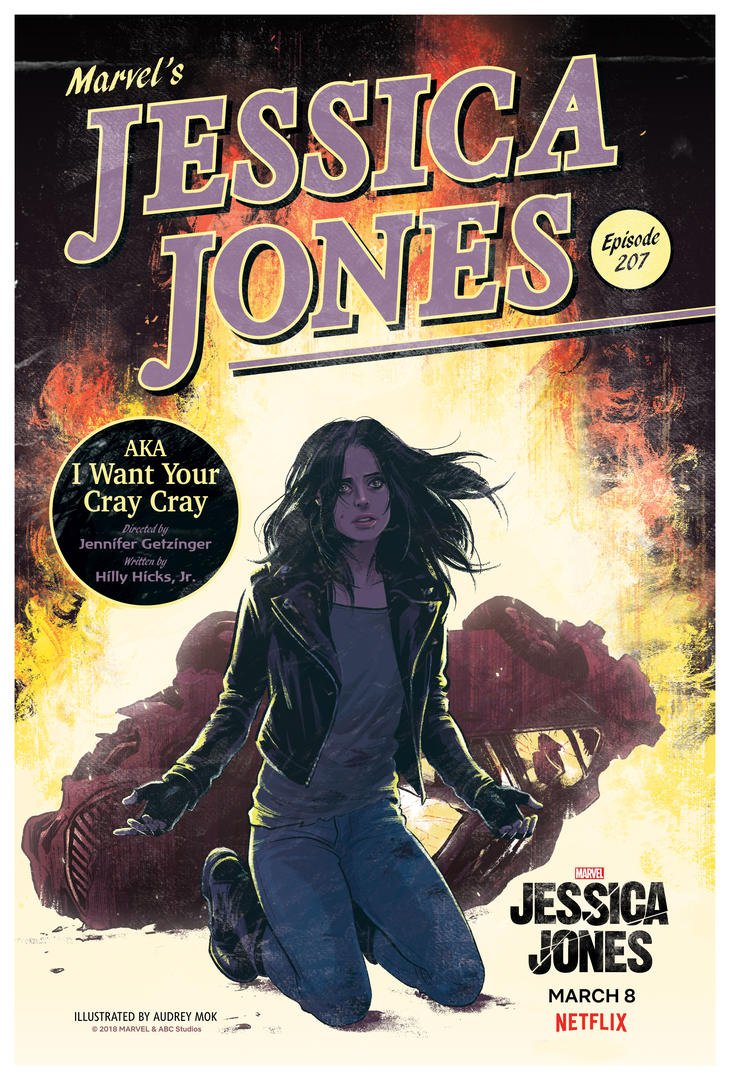 My pulp cover illustration for @Marvel and @netflix 's Jessica Jones Season 2 Ep7! Very honored to be in this project, alongside that amazing circle of female artists!
為Netflix和Marvel畫了Jessica Jones第二季的pulp fiction封面宣傳插畫,很榮幸能被邀成為其中一員! 