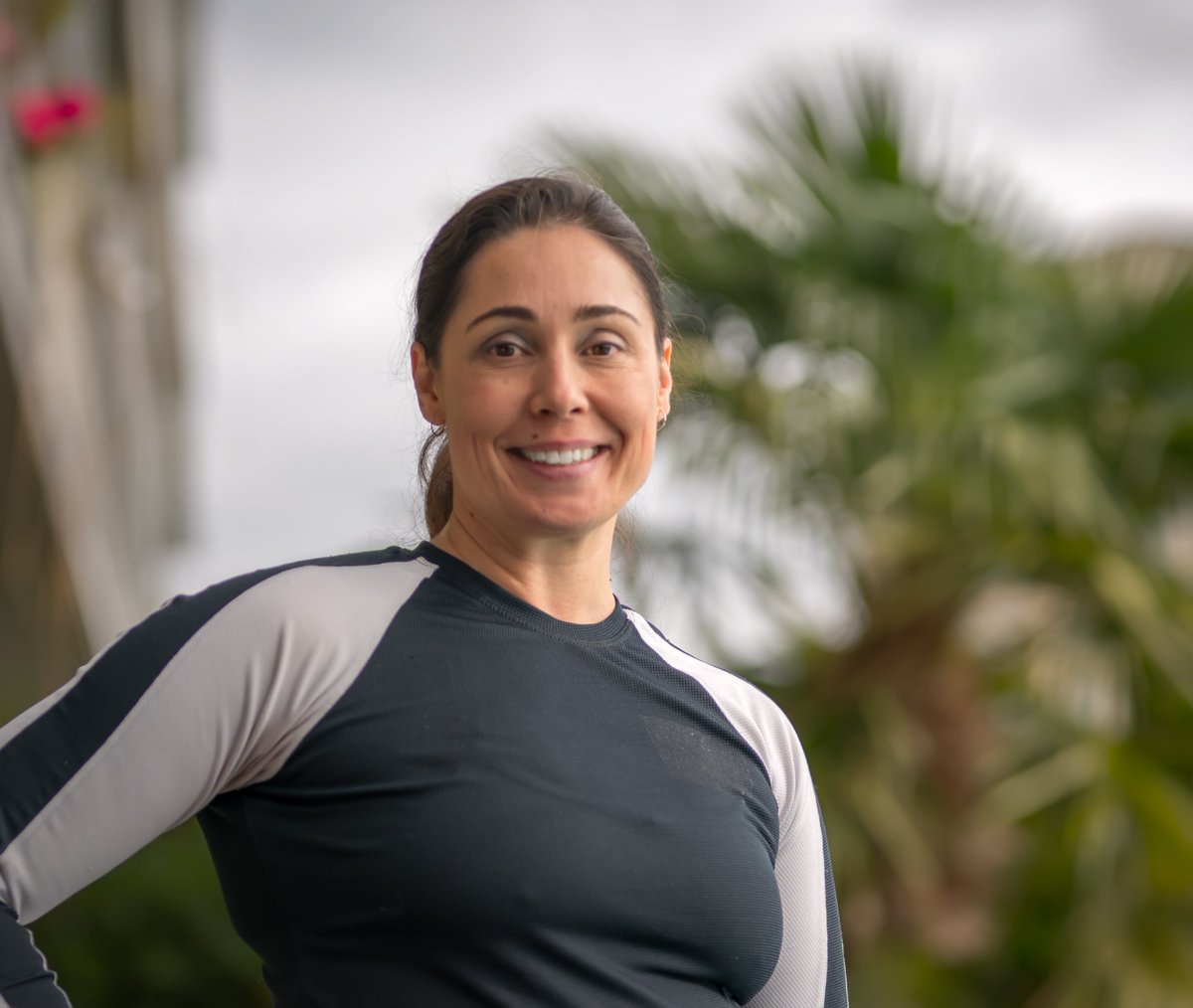 Victoria Nolan smiles for the camera.