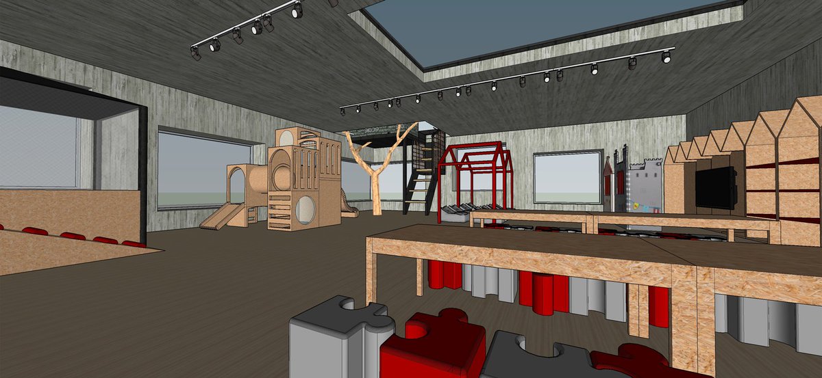 Sketchup Lab Auf Twitter Kindergarten Interior Design With