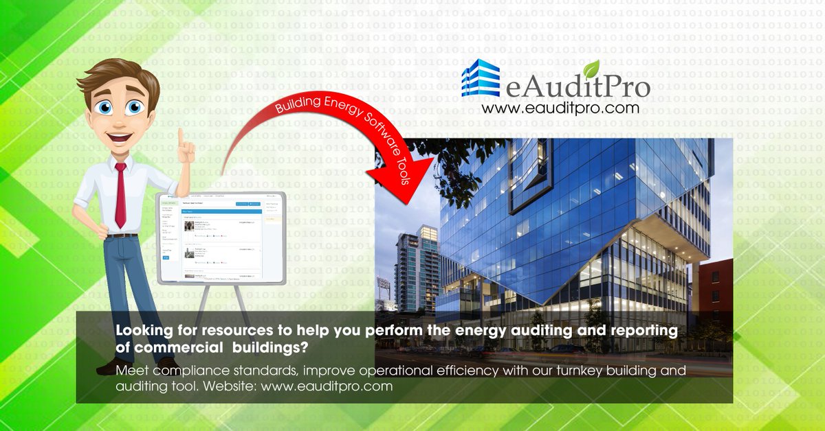 eAuditPro's tweet photo. Looking for resources to help you perform the energy auditing and reporting of commercial  buildings? 

Meet compliance standards, improve operational efficiency with our turnkey building and auditing tool. 

https://t.co/co73a3Jdeu https://t.co/V03p5zn5Ov