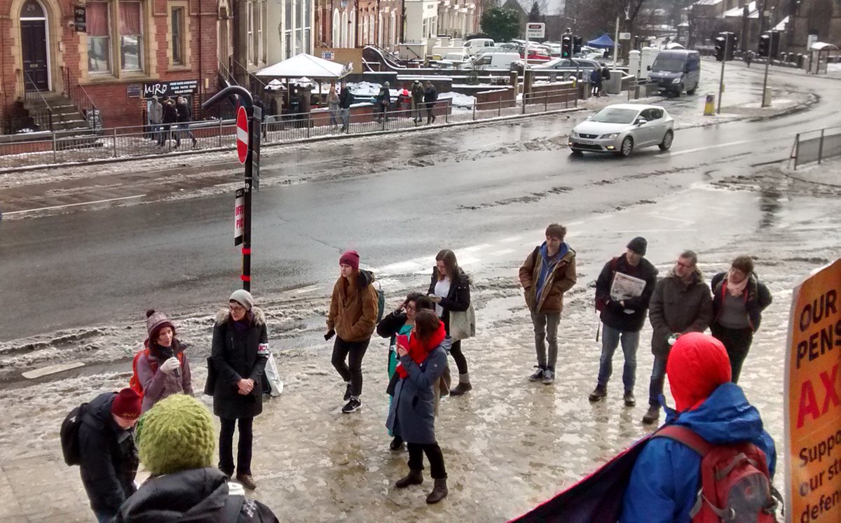 DrDanONeill's tweet photo. Women have been undermined and betrayed by the leadership of @UniversityLeeds. Instead of accepting her Woman of Achievement Award from the university today, the fantastic @JKSteinberger speaks out for women at the @UCU strike on #IWD2018 https://t.co/sa6HXJkX7Y @leedsucu https://t.co/pbcBnknBnQ