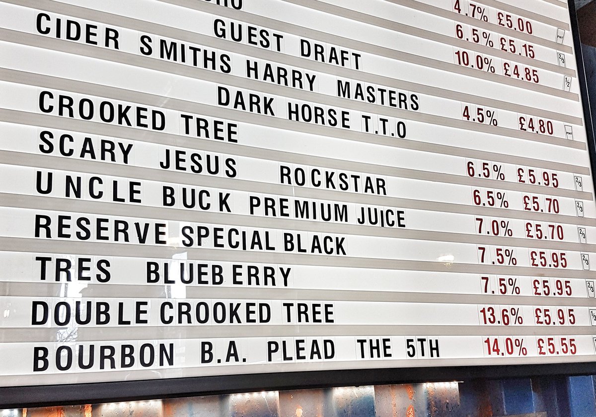BrewdogLothian's tweet photo. We have started our tap takeover early! @DarkHorseBrewCo are pouring now! #mondown https://t.co/ElX3msC562