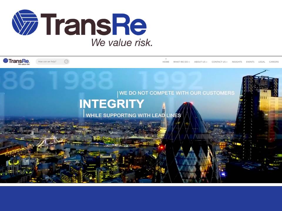transre's tweet photo. INTEGRITY - "We do not compete with our customers" 

Learn more about TransRe by visiting our NEW LOOK WEBSITE  https://t.co/knMYua4To1 https://t.co/0L7MsNUuxb