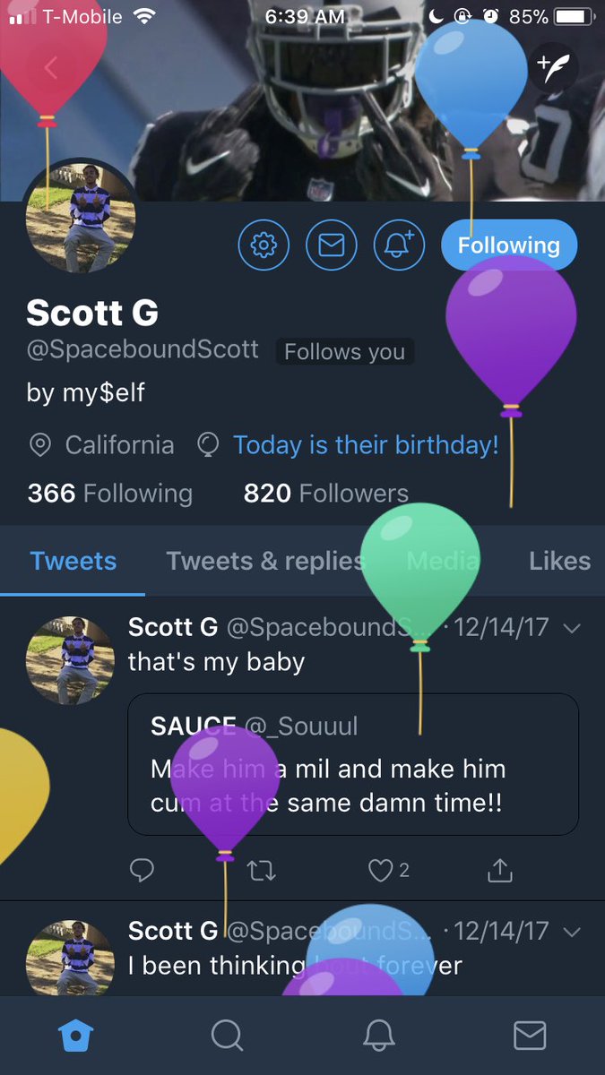 rakaflockaa's tweet photo. Happy birthday Scotty❤️ I bet there’s huge birthday parties in heaven. Today’s a great day to celebrate your life #happybdayScotty 🍰🎁🎈🎉 #RIPScottyG https://t.co/11cyG7mJy8