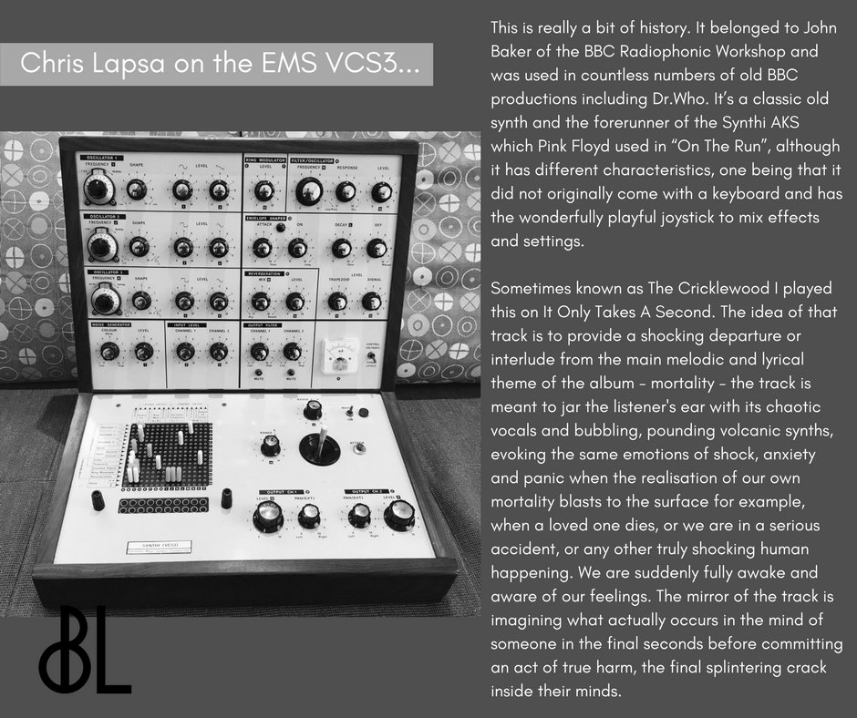 DBLMusicUK's tweet image. #chrislapsa on #emsvcs3: &quot;I played this on It Only Takes A Second..The mirror of the track is imagining what actually occurs in the mind of someone in the final seconds before committing an act of true harm, the final splintering crack inside their minds&quot;#dworniakbonelapsa #synth