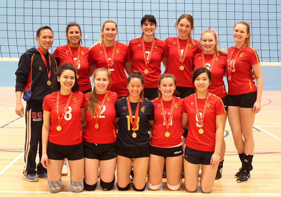 #BUCSConfCup | A huge congratulations to <a href="/UBVC/">UoB Volleyball Club</a> W1s who won the <a href="/BUCSsport/">BUCS</a> Conference Cup yesterday to secure the league &amp; cup double! #IWD2018