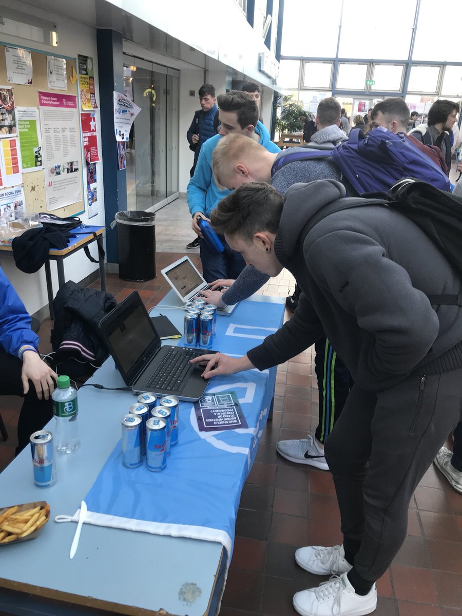 DCUSU's tweet photo. VOTE TODAY- we have set up a voting stall in the Henry Grattan to get people out voting. #DCUVotes https://t.co/ntcvZFR6XZ