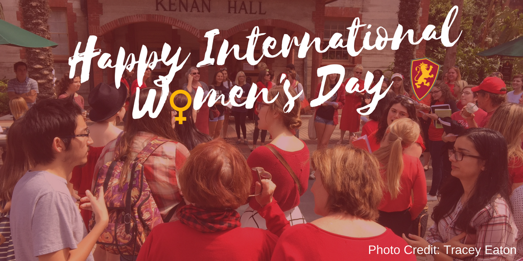 FlaglerCollege's tweet photo. Today we celebrate the dreamers, the doers, the entrepreneurs, the creatives, the caretakers, and the CEOs. Today, we celebrate women of all ages from all backgrounds. Happy #InternationalWomensDay, Saints! https://t.co/gIdtv7btle