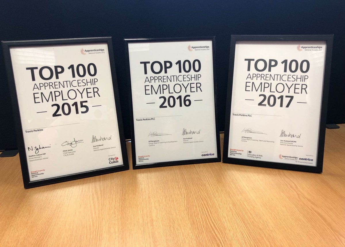JogitaG's tweet image. Travis Perkins Group have been recognised in the prestigious Top 100 Apprenticeship Employer list for 3 consecutive years...now thats something to celebrate during National Apprenticeship Week #NAW2018 #WorksForMe #LEAPwithTP #TPLovesApprentices #TravisPerkinsplc