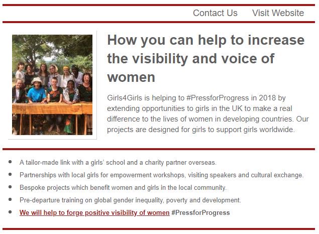 G4GInspire's tweet photo. We pledge to forge the positive visibility of women. Join @G4GInspire on #IWD2018 and join the global conversation about #Empowerment https://t.co/9hEiKOLXvK