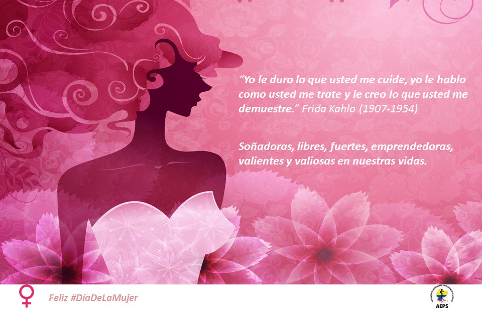 AepSalud's tweet photo. Soñadoras, libres, fuertes, emprendedoras, valientes y valiosas en nuestras vidas.

Feliz #DíaDeLaMujer https://t.co/5WKLGImab6