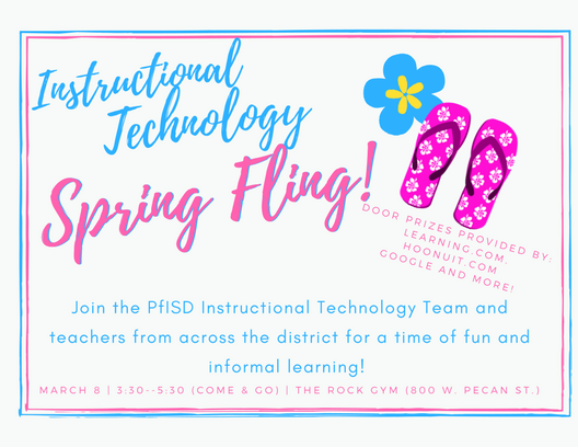 pfisdit's tweet image. Can&apos;t wait to see everyone this afternoon at the Rock Gym 3:30-5:30 @pfisd #springPfling