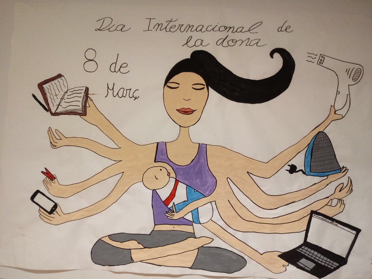 Día de la dona des de la visió de Pacients de Psiquiatria infantojuvenil del Clinic #hospitalclinic #diadeladona