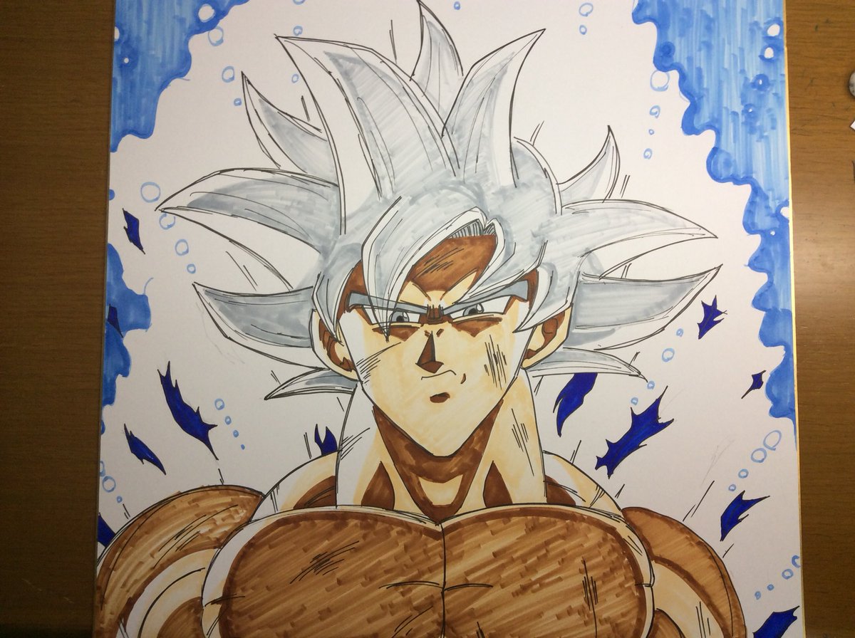 Takamu 身勝手の極意 極 を描いてみた ドラゴンボール超 孫悟空 身勝手の極意 T Co Btekbolcxl Twitter
