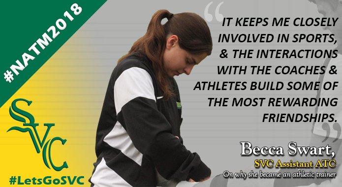 theSVCAthletics's tweet photo. #NATM2018 #LetsGoSVC https://t.co/epjBDHYyqR