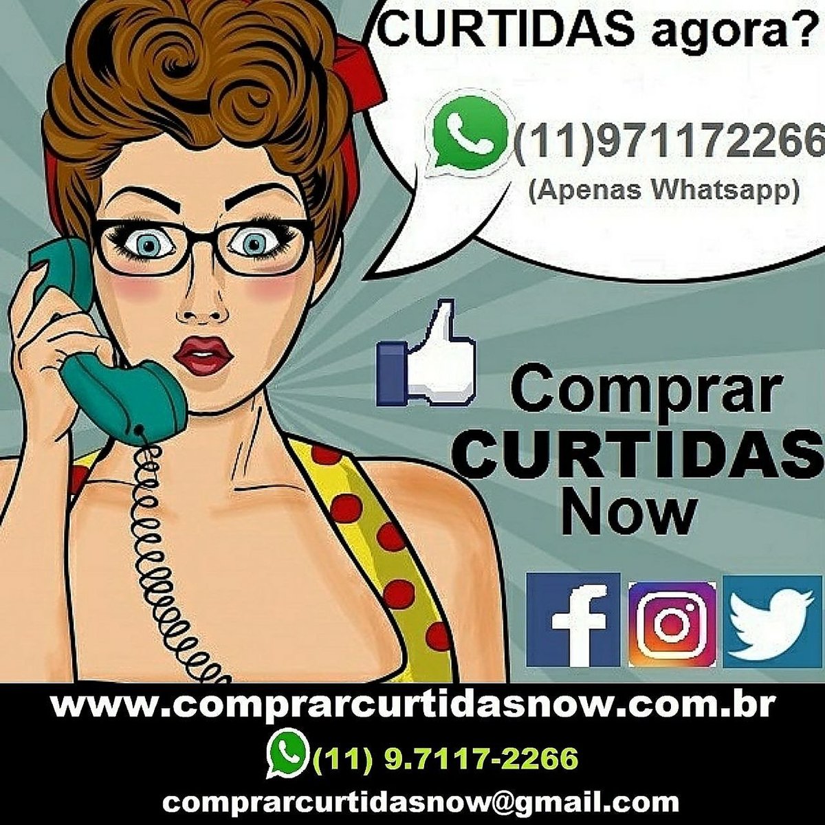 curtidanow's tweet photo. #Curtidas #Seguidores p/Instagram Facebook Twitter(11)9.7117-2266
https://t.co/Fd7kvzFaAi
comprarcurtidasnow@gmail.com
#comprarcurtidasnow #curtida #like #diadasmulheres #diainternacionaldamulher #mulher #mulheres #bbb18 #bbb #Xuxa #dancingbrasil #MasterChefBR #masterchefbrasil https://t.co/BReijs697O