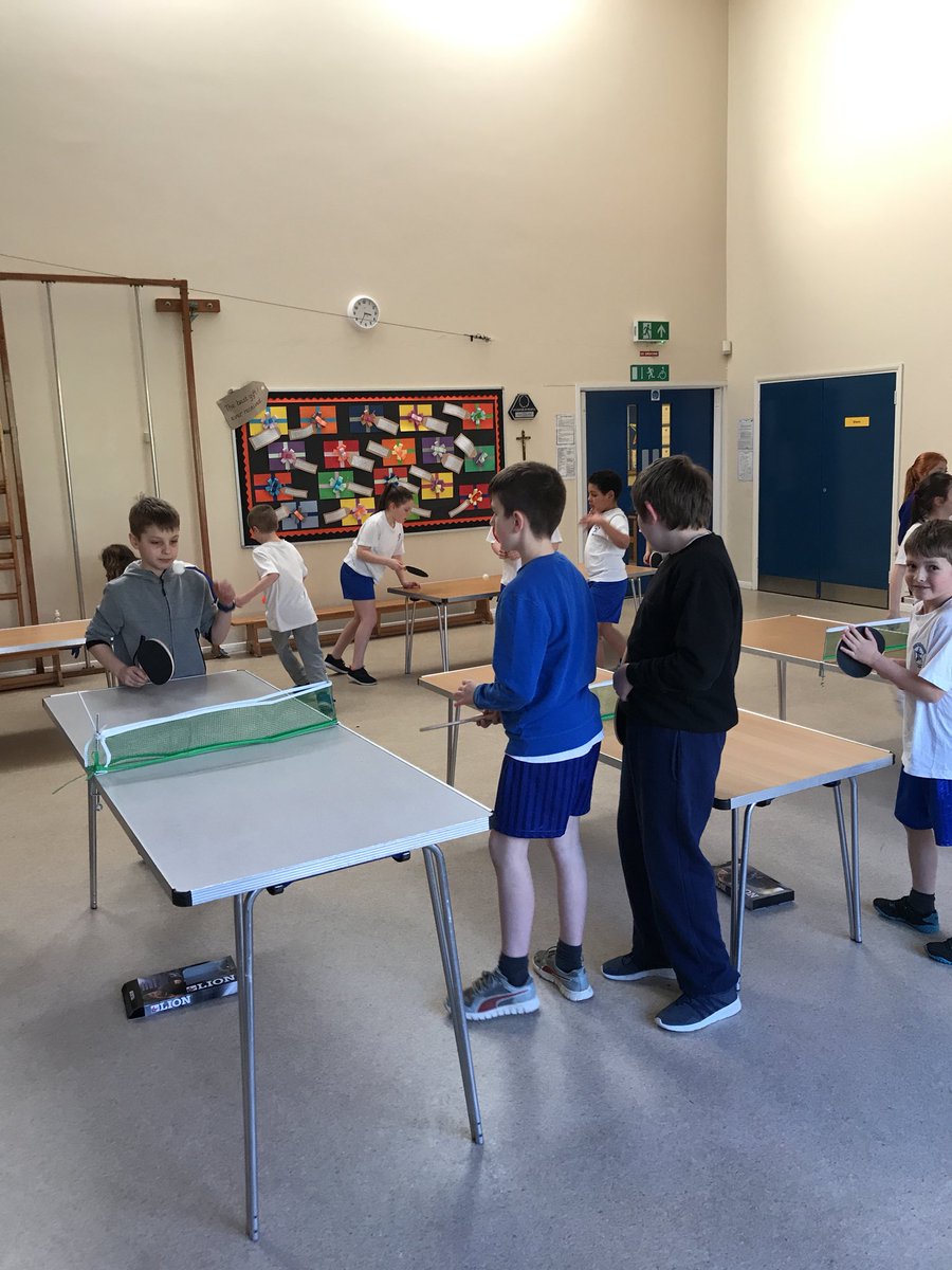 OurLadySport's tweet photo. After school table tennis club # fun # not ping pong https://t.co/os9dhh35PT
