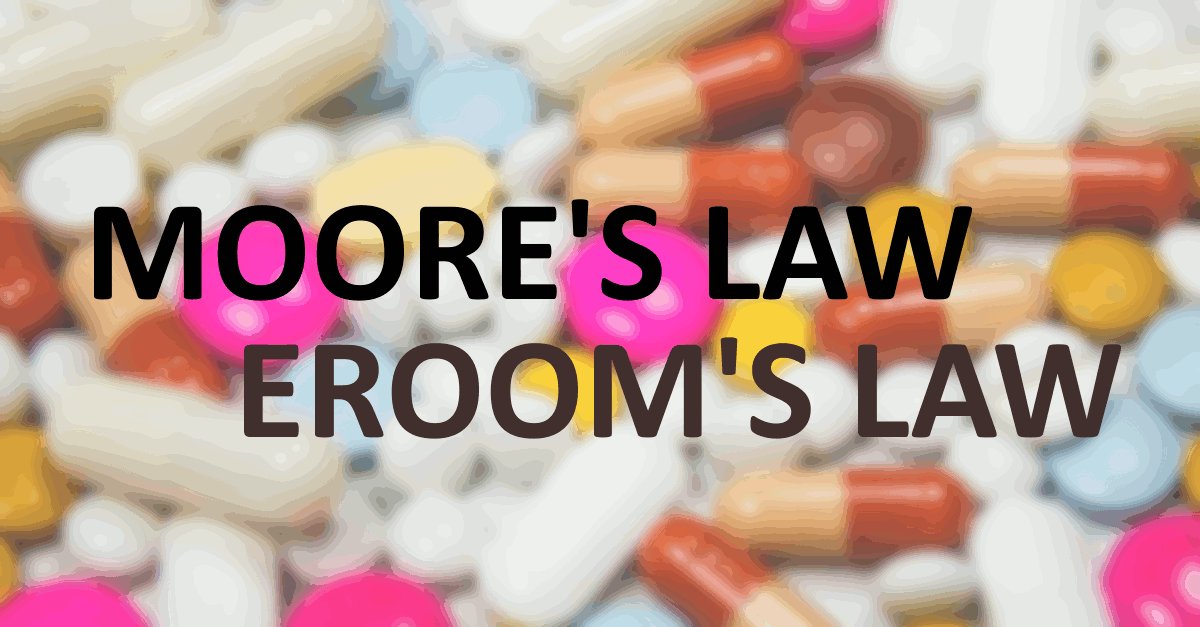 pharmacelera's tweet photo. Do you know what is Eroom's law in pharmaceutical R+D? Can we make this trend look like the original Moore’s law? 

Check our post and share with us your view!   https://t.co/TQjx5oq7tM 

#drugdiscovery https://t.co/1a23XAyhNh