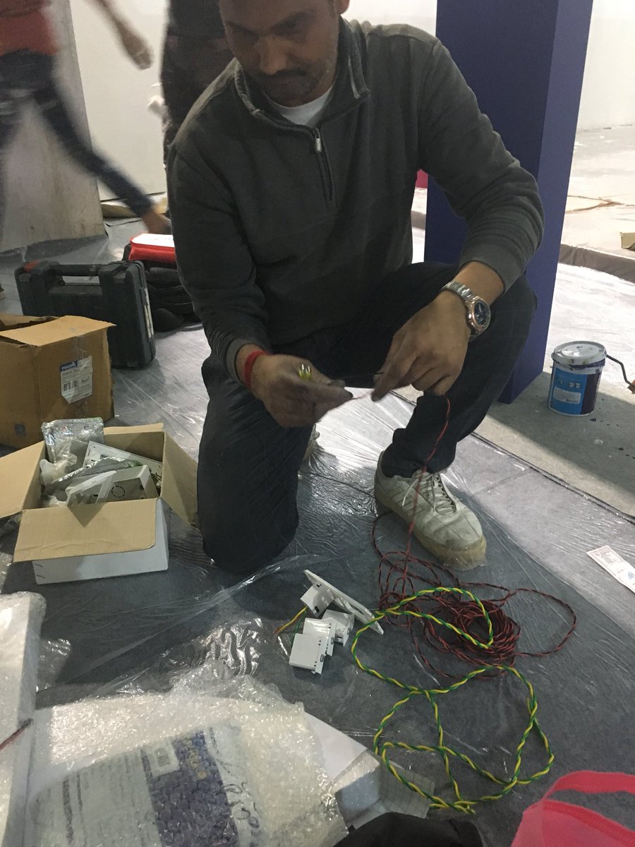 AoTPvtLtd's tweet photo. Getting ready to receive you at eTECHnxt pavilion hall no. 6 stall no. 4 ..remember to drop by and see automation at work ...H6S4 
#FutureIsElectric #IEEMA https://t.co/iUDDueX3bf