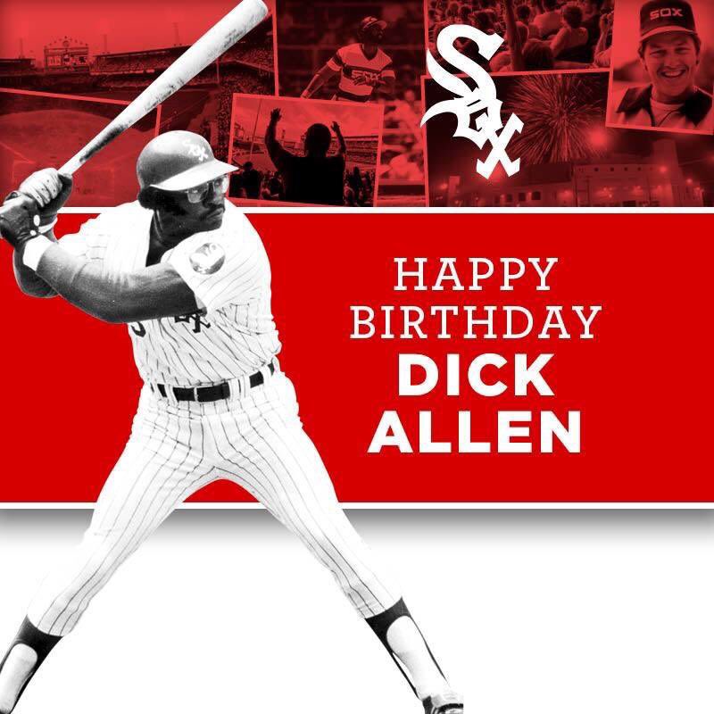 fletchoccdoc's tweet photo. Happy birthday @WhiteSox savior @DickAllen_15 @ChiBallMuseum https://t.co/EAf48Qt4MO