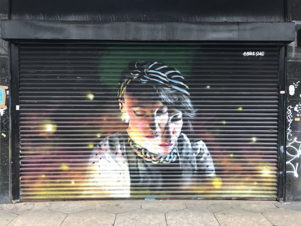 lovestreetart22's tweet photo. “MDM culture hits the shutter”. This mesmerising piece of street art is by Core246 in Croydon...
#StreetArt #Croydon #Core246 https://t.co/CJxzu3zp9j